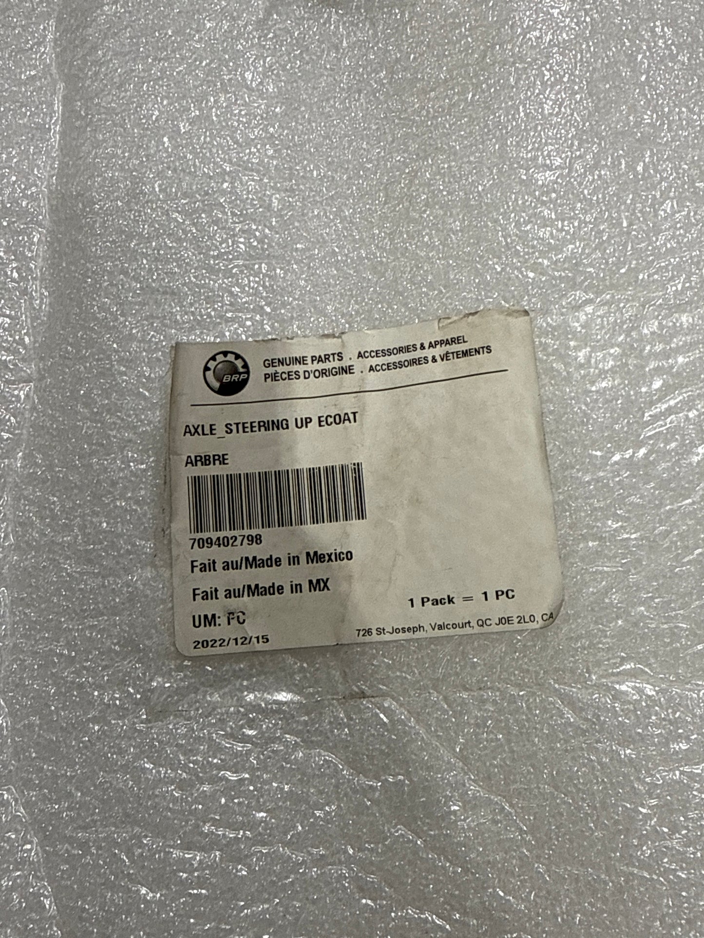 Can-Am Outlander / Renegade Upper Steering Axle # 709402798